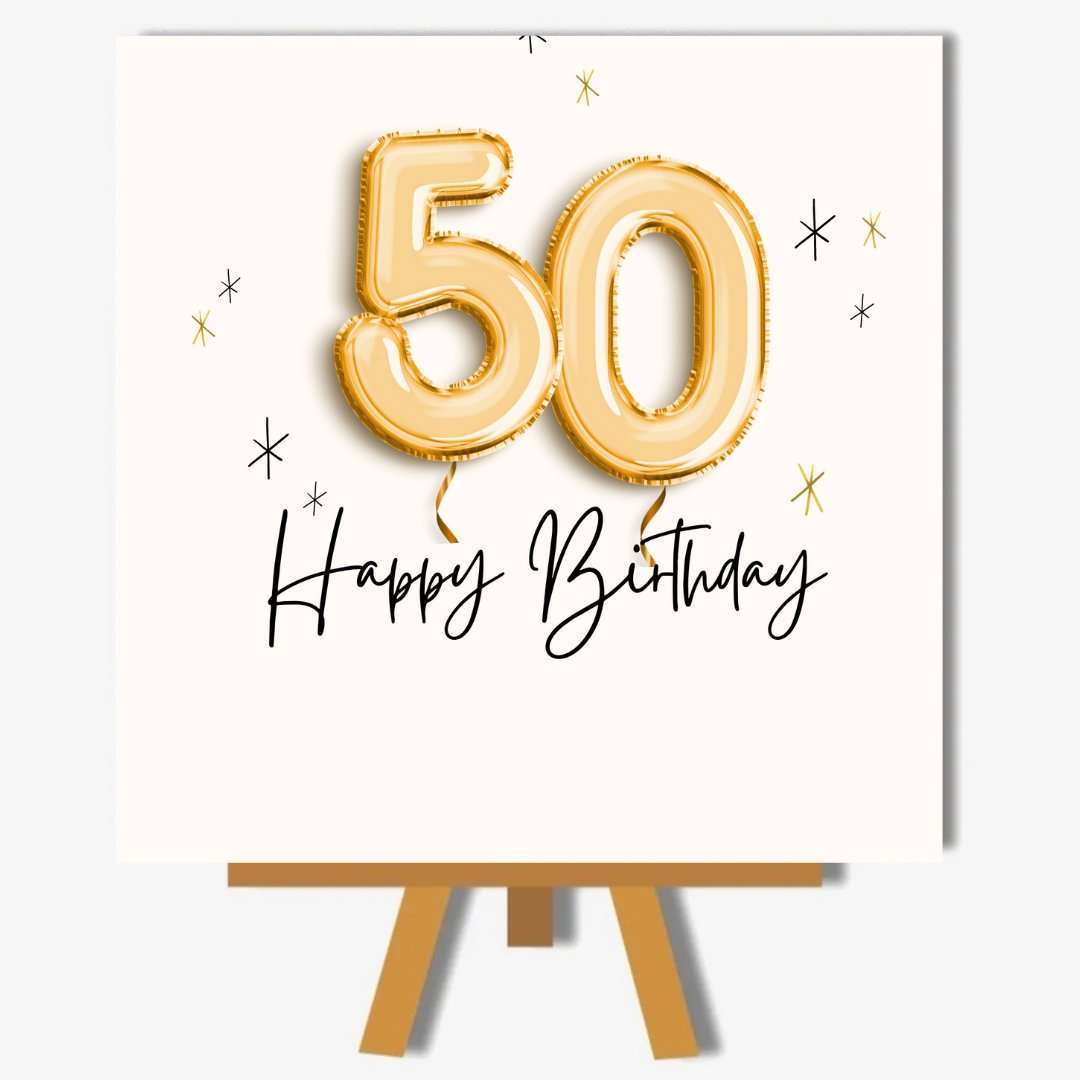 Eigen getal Happy birthday