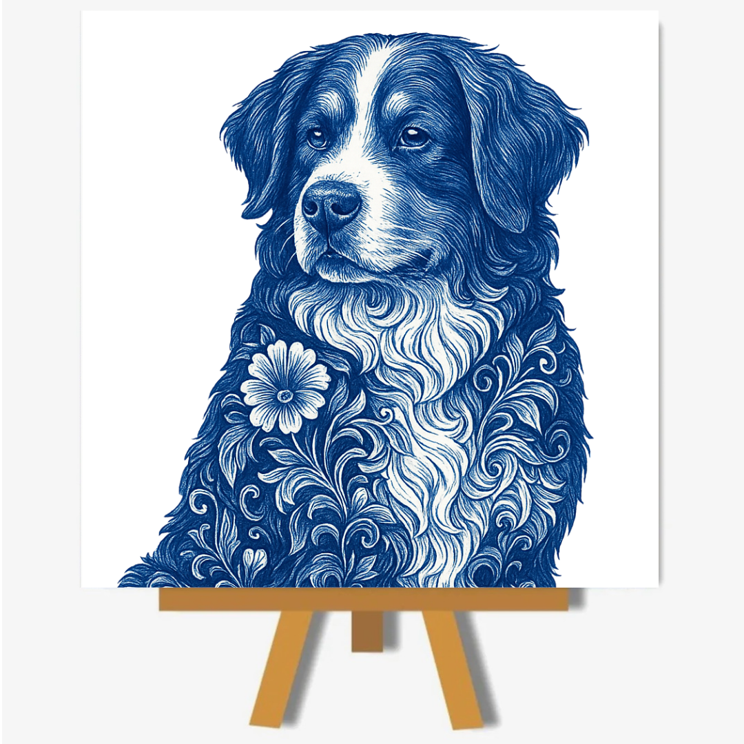 Berner sennen delftsblauw