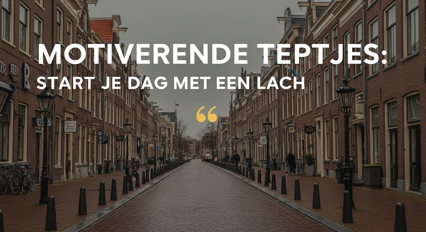 Motiverende Tegeltjes: Start Je Dag met een Lach