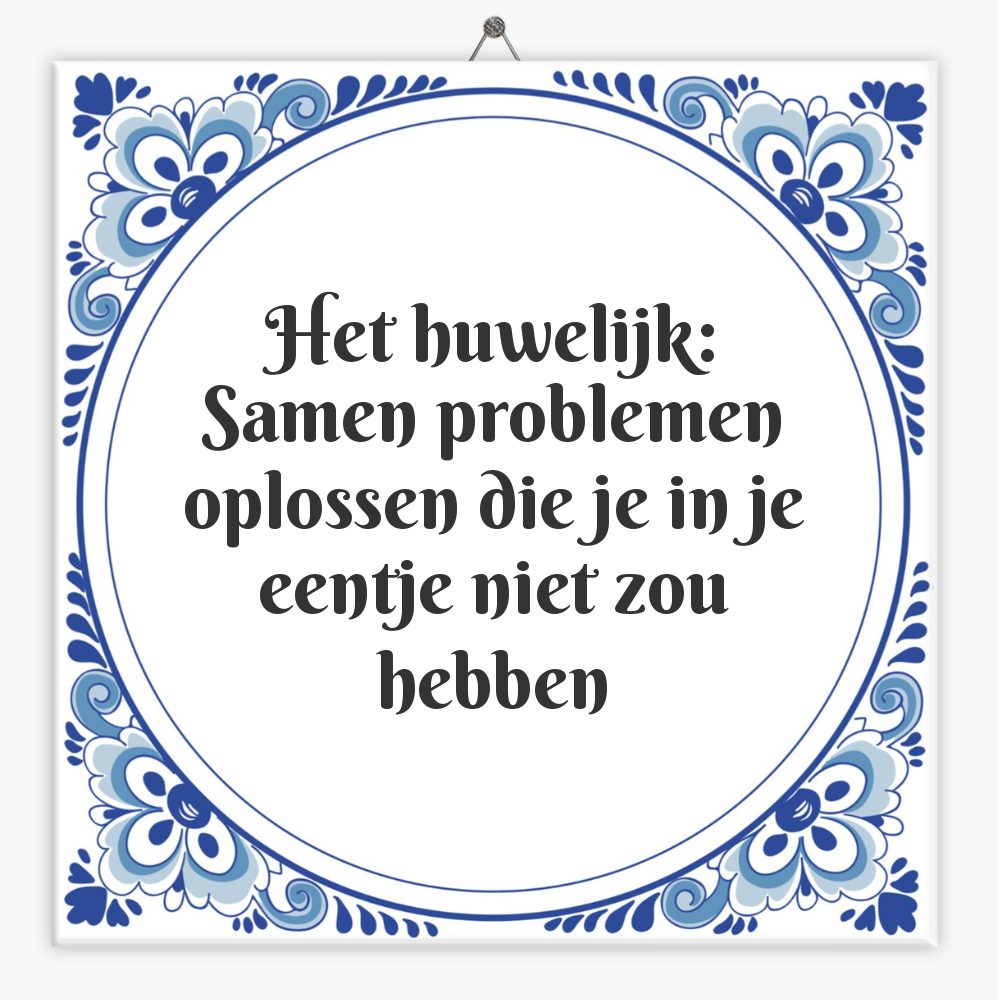 Het huwelijk: Samen problemen oplossen die je in je eentje niet zou hebben