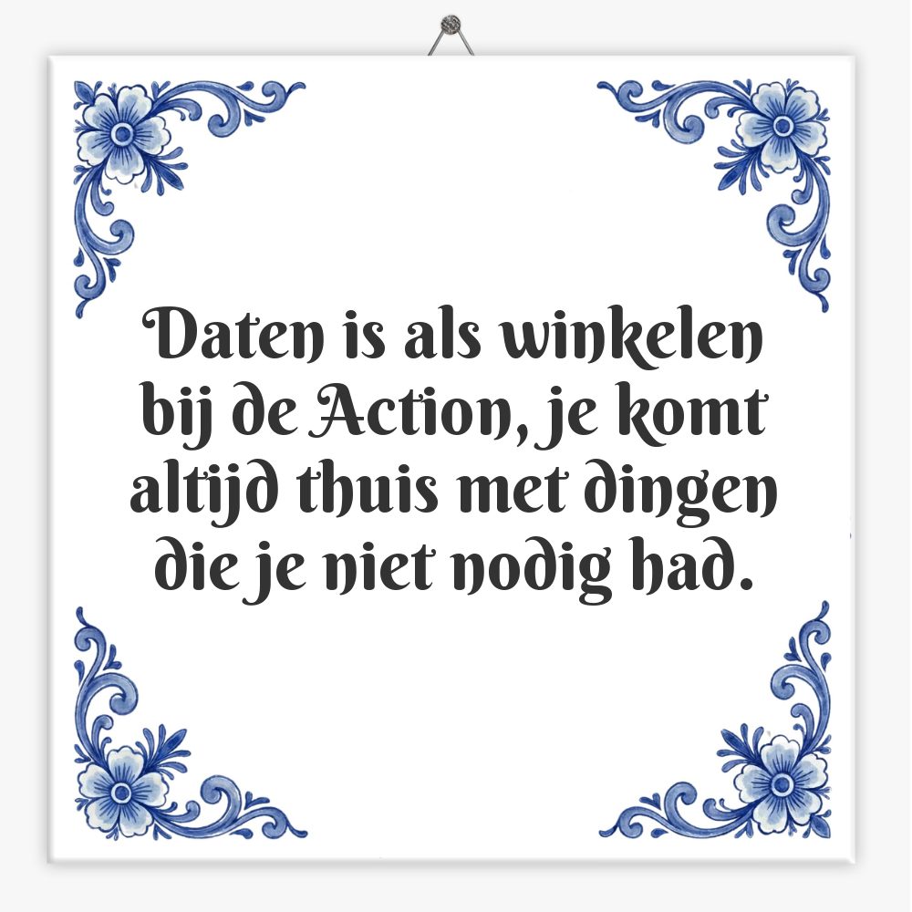 Daten is als winkelen bij de Action, je komt altijd thuis met dingen die je niet nodig had.