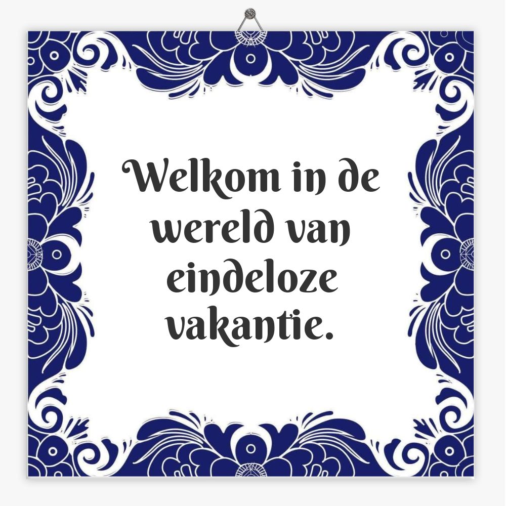 Welkom in de wereld van eindeloze vakantie.