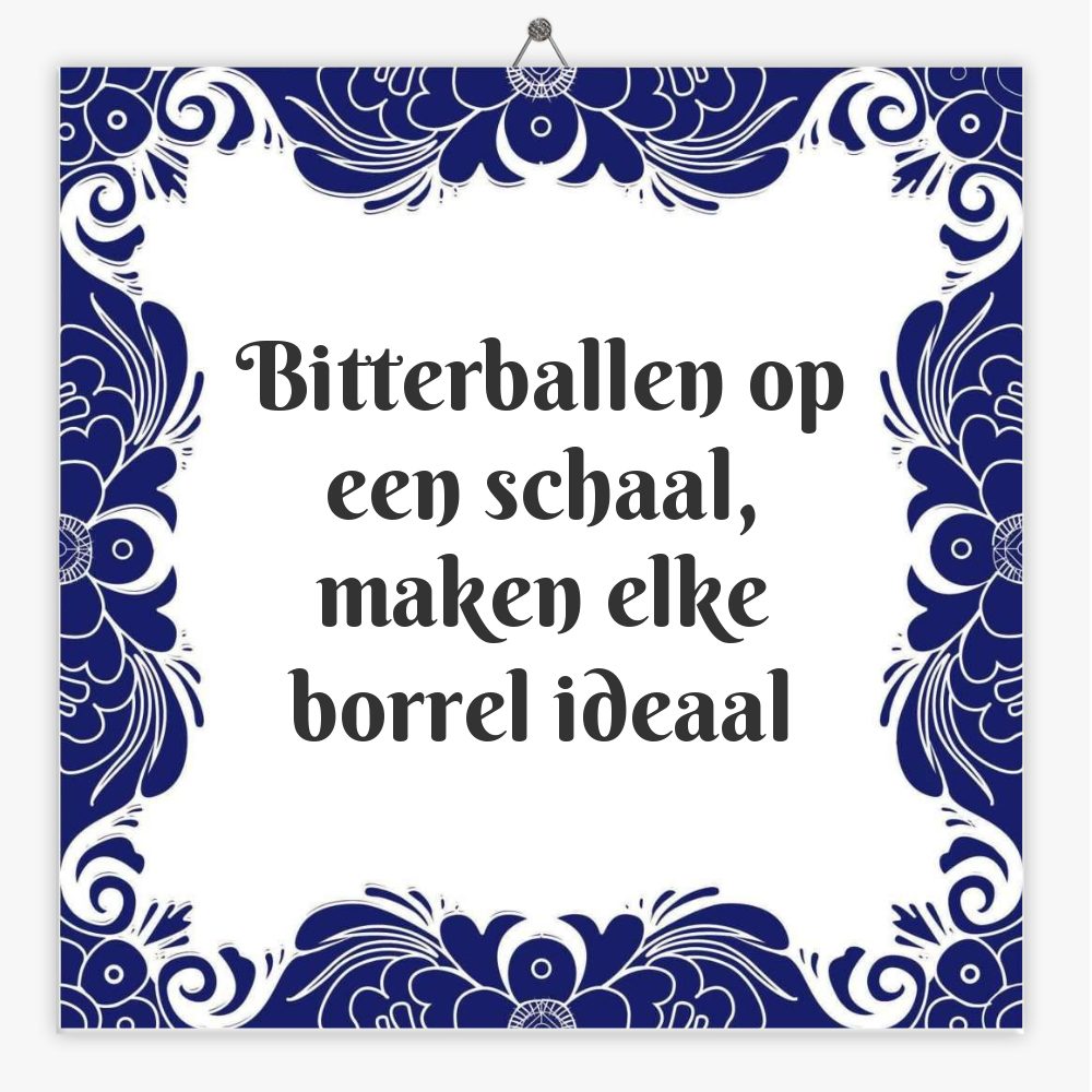 Bitterballen op een schaal, maken elke borrel ideaal
