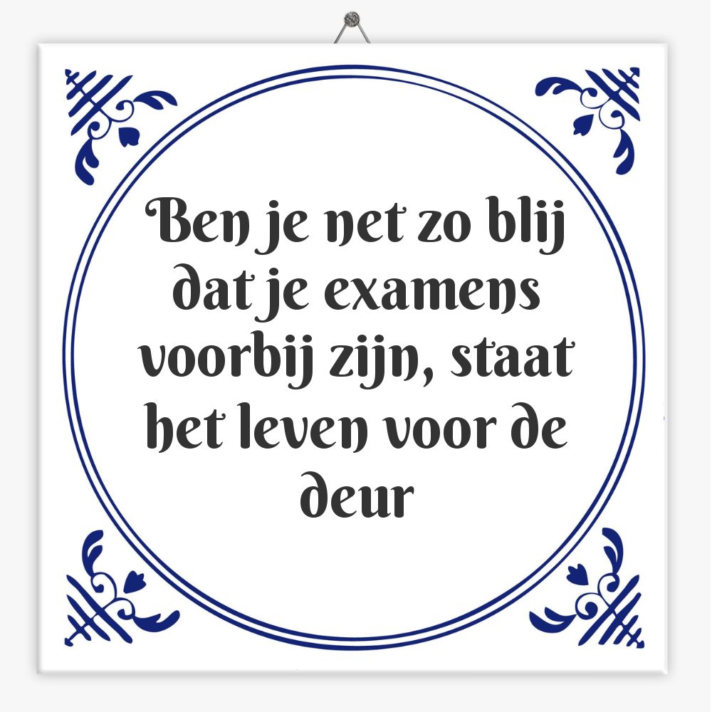 Ben je net zo blij dat je examens voorbij zijn, staat het leven voor de deur