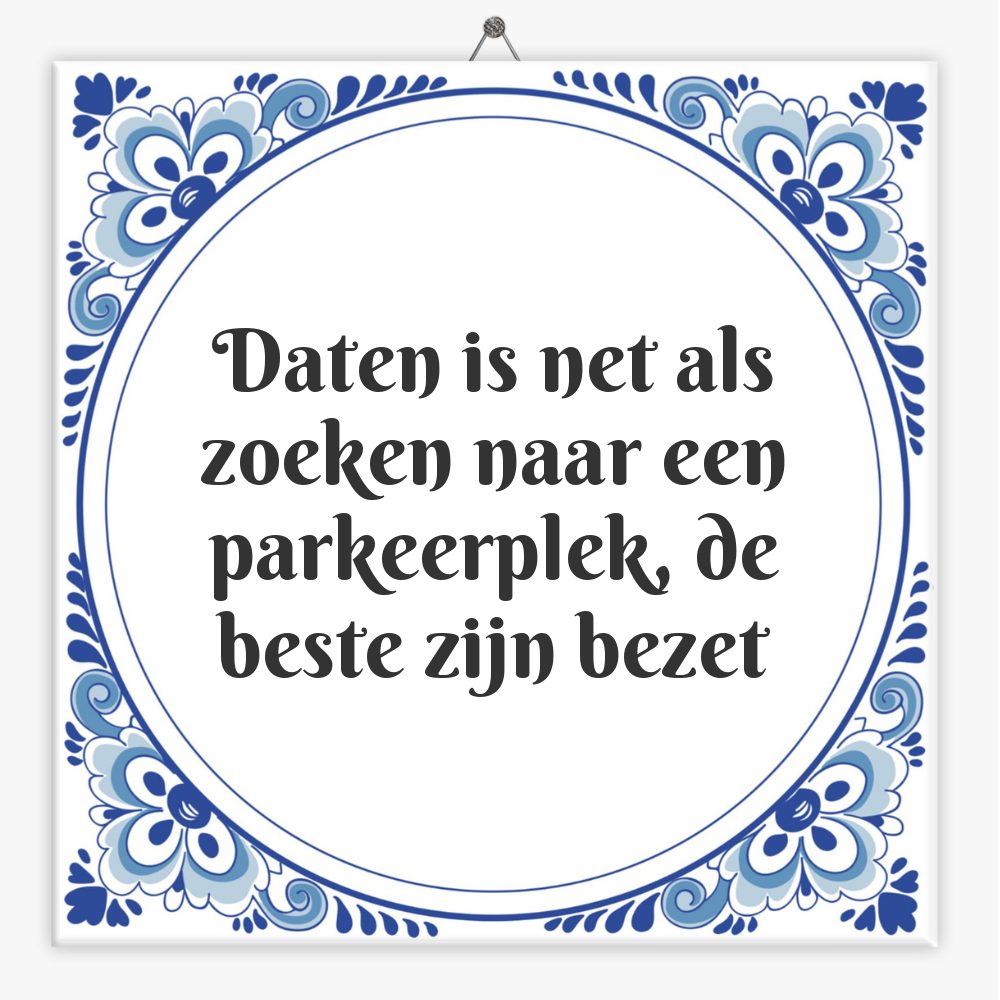 Daten is net als zoeken naar een parkeerplek, de beste zijn bezet