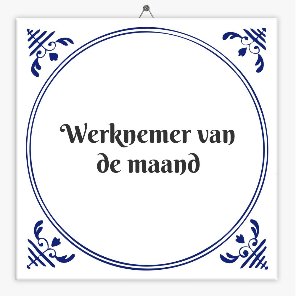 Werknemer van de maand